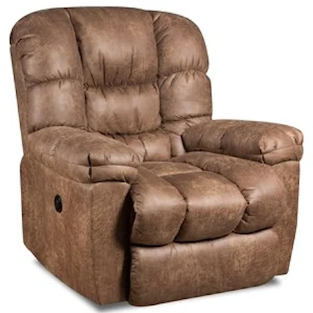 Recliner with Casual Sophisticated Furniture Style